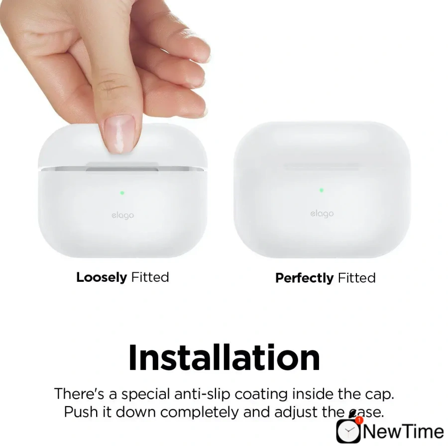 Elago Original Case Night Glow Blue for Airpods Pro (EAPPOR-BA-LUBL) 